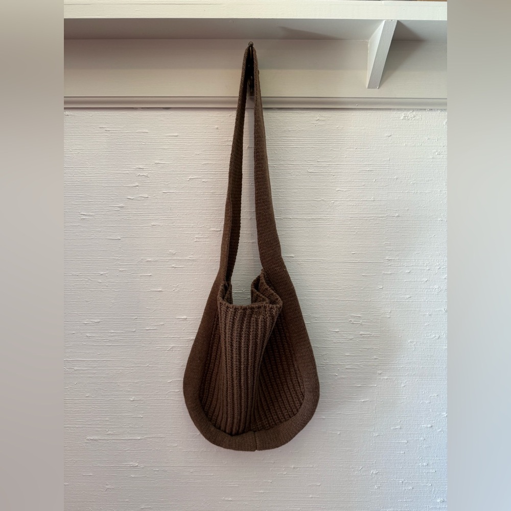 Brown Knitted Purse